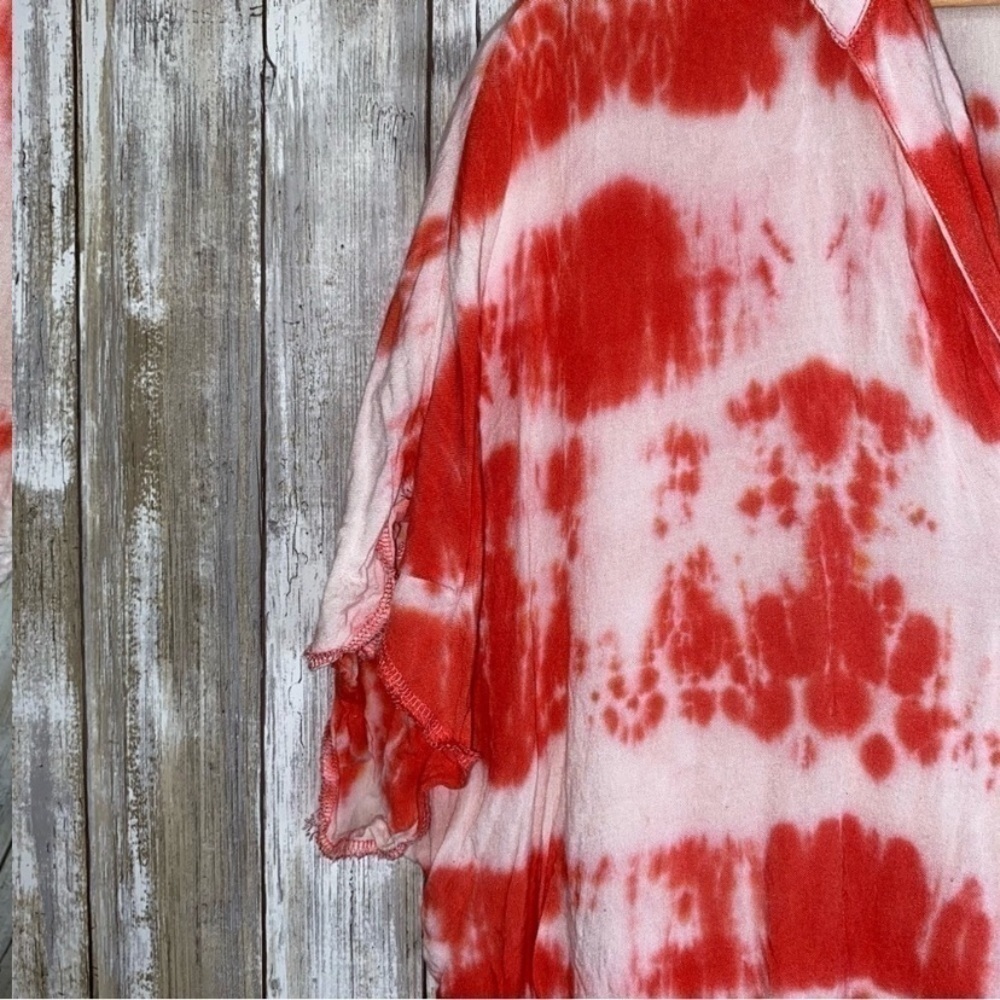Jodifl Red Dye Oversized Blouse - Picture 3 of 5